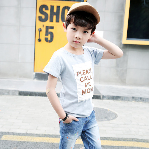 Καθημερινό παιδικό μπλουζάκι για αγόρια με επιγραφή
