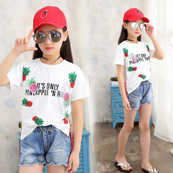 Сладка детска тениска с надпис и изображение