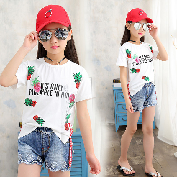 Сладка детска тениска с надпис и изображение