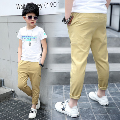 Αθλητικά κομψά παιδικά παντελόνια για αγόρια σε τρία χρώματα