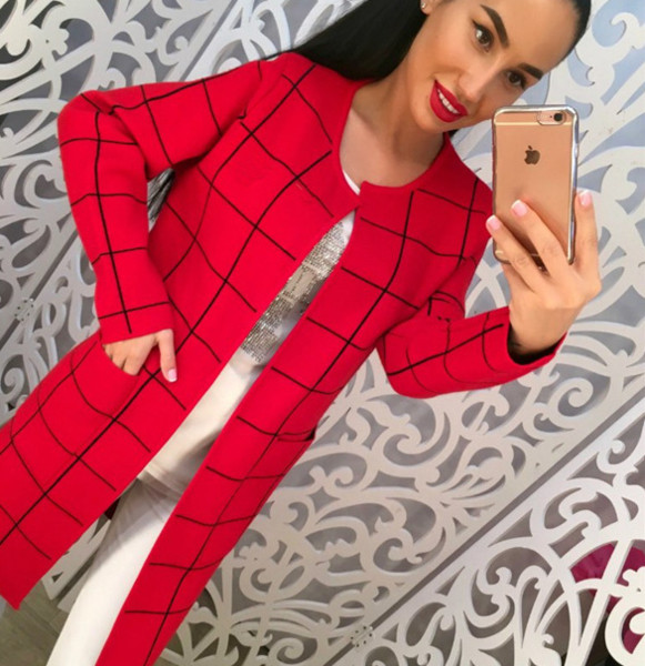 Γυναικείο μακρύ κομψό σακάκι 