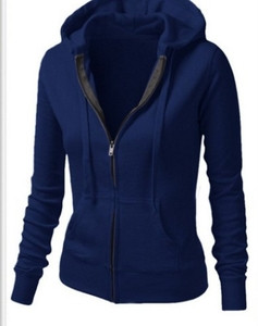 Πολύ άνετό αθλητικό γυναικείο μπουφάν με κουκούλα σε διάφορα χρώματα