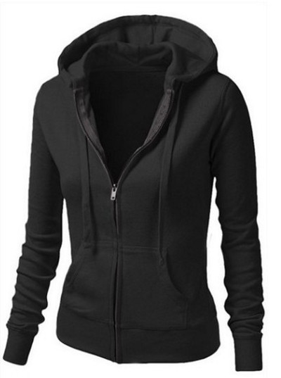 Πολύ άνετό αθλητικό γυναικείο μπουφάν με κουκούλα σε διάφορα χρώματα