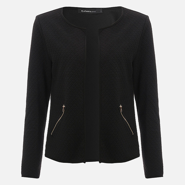 Γυναικείο αθλητικό κομψό σακάκι με γιακάς σε  σχήμα O