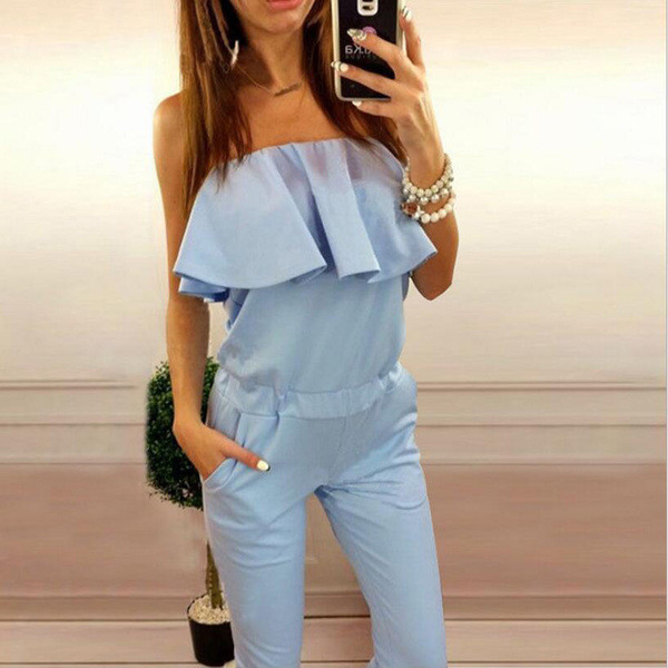 Γλυκό μακρύ ολόσωμο με πέπλα σε ροζ και μπλε χρώμα