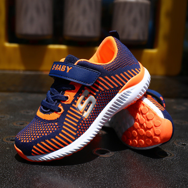 Αθλητικά παιδικά πάνινα παπούτσια για αγόρια και κορίτσια σε τρία χρώματα