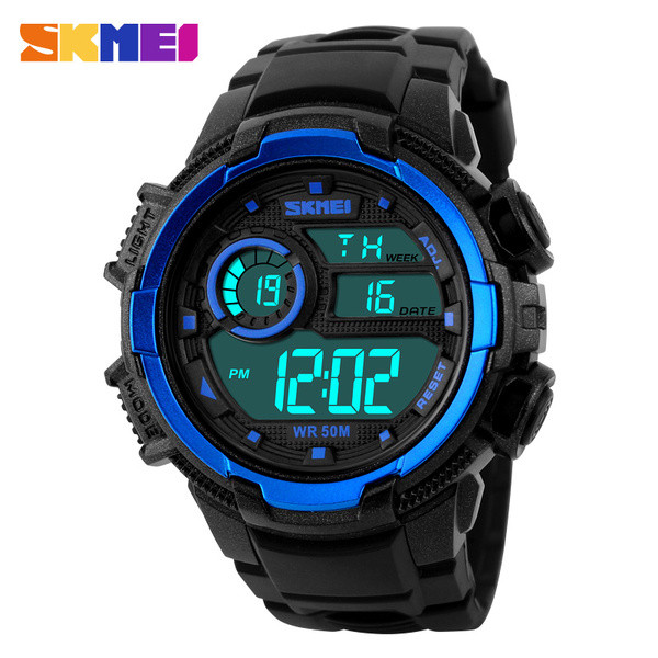 Αθλητικό κομψό ανδρικό ρολόι με λουρί από καουτσούκ σε τέσσερα χρώματα