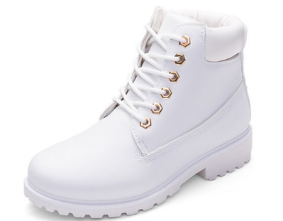 Κομψές και ζεστές casual μπότες κυρίες με αντιολισθητική χονδρή σόλα - πολλά χρώματα