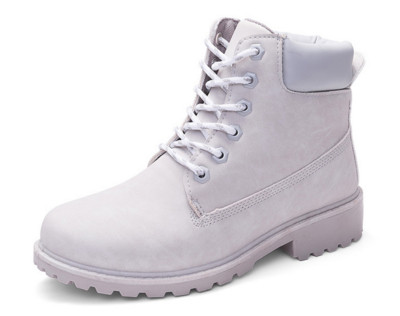 Κομψές και ζεστές casual μπότες κυρίες με αντιολισθητική χονδρή σόλα - πολλά χρώματα