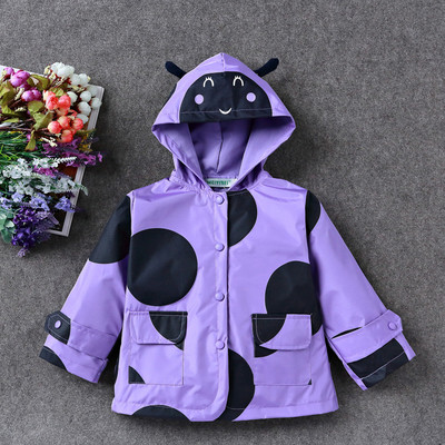 Γλυκό παιδικό μπουφάν για κορίτσια και αγόρια σε πολλά χρώματα, με κουκούλα
