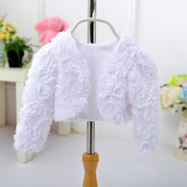 Όμορφο μικρό παιδικό σακάκι  για κορίτσια με floral μοτίβο σε τέσσερα χρώματα