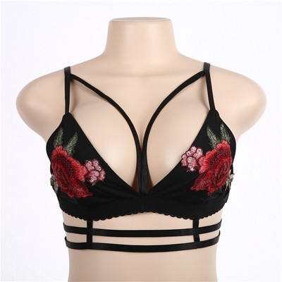 Леко и много удобно за носене модерно дамско бюстие с красива бродерия - 3 модела