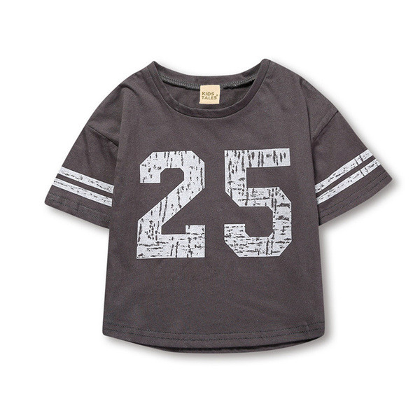 Γλυκό παιδικό μπλουζάκι - unisex, σε ευρύ σχέδιο, σε λευκό και μαύρο