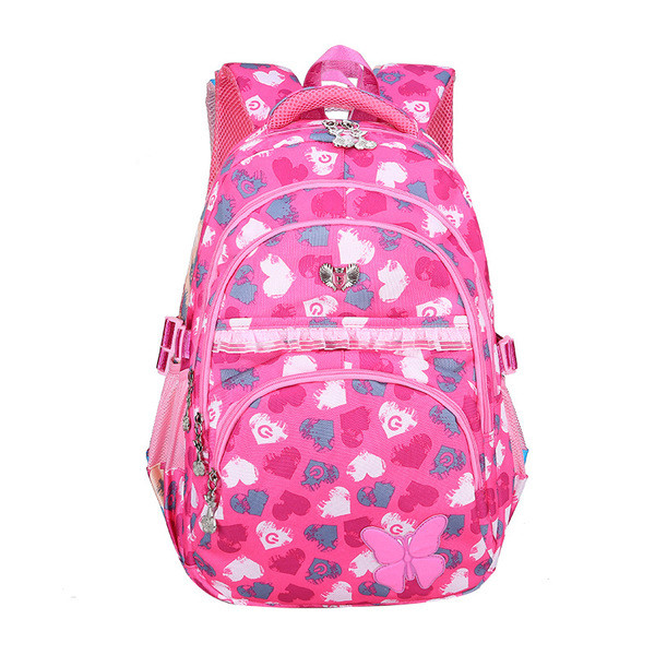 Μεγάλο σχολικό παιδικό σακίδιο σε τέσσερα χρώματα