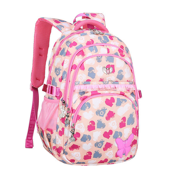 Μεγάλο σχολικό παιδικό σακίδιο σε τέσσερα χρώματα