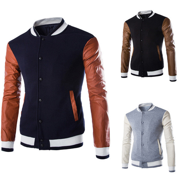 Μπουφάν Μπέιζμπολ σε τρία χρώματα, κατάλληλο για τη  καθημερινή ζωή