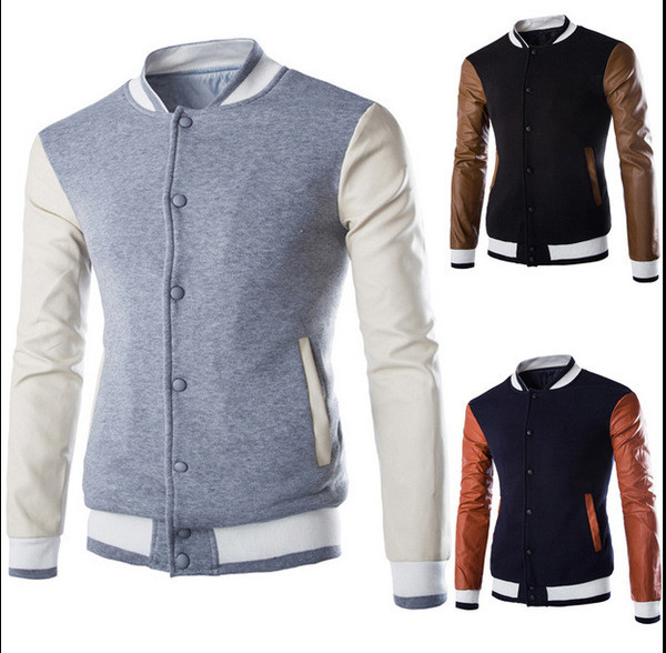 Μπουφάν Μπέιζμπολ σε τρία χρώματα, κατάλληλο για τη  καθημερινή ζωή