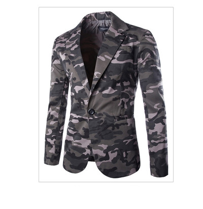 Camouflage ανδρικό σακάκι - σπορ-κομψό