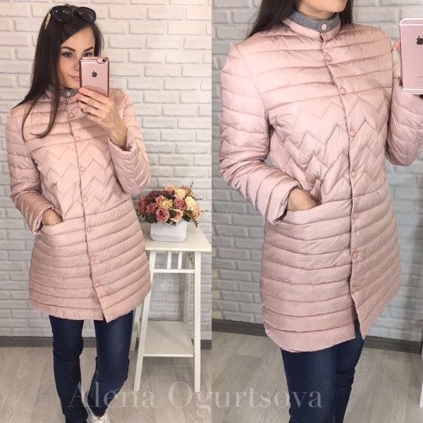 Тъничко дамско дълго ежедневно яке - няколко цвята