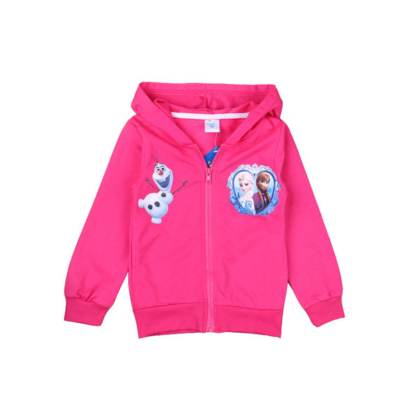 Παιδικό φούτερ για κορίτσια με κουκούλα, σε τρία χρώματα