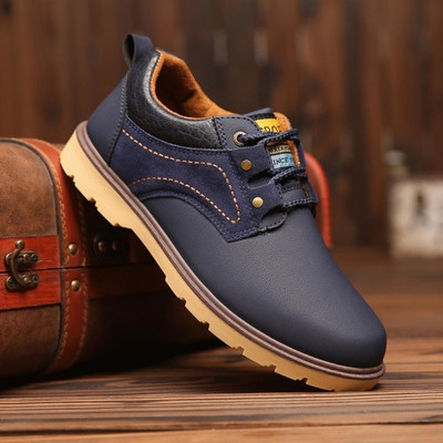 Καθημερινά ανδρικά  παπούτσια με ανθεκτική σόλα σε τέσσερα χρώματα