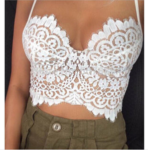 Γυναικείο αμάνικο με λεπτές λορίδες σε λευκό και μαύρο χρώμα