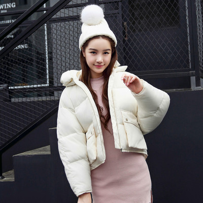 Χειμερινό γυναικείο μπουφάν  και ευρεία κουκούλα και σε πολλά χρώματα