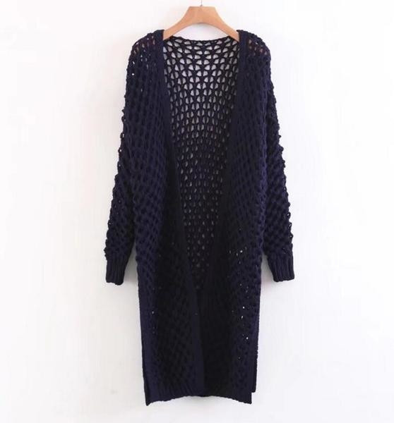 Актуална дълга дамска жилетка - 4 цвята