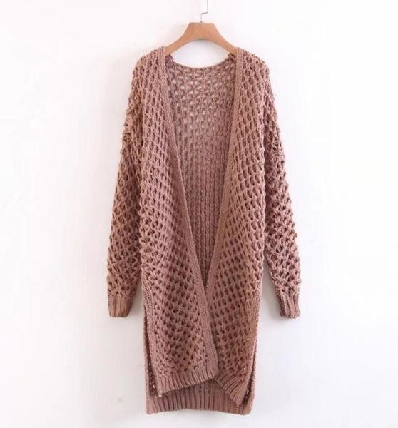 Актуална дълга дамска жилетка - 4 цвята