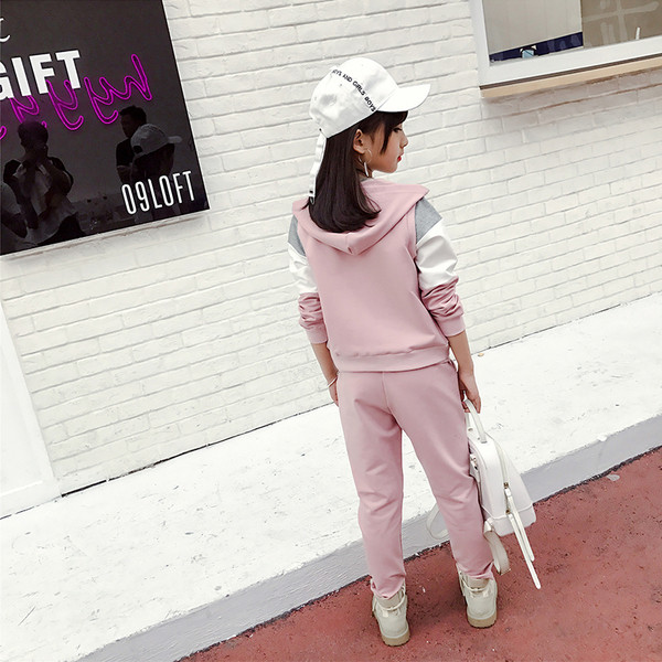 Όμορφη παιδική σετ 3 τεμαχίων - μπλούζα, γυλέκο + παντελόνι, σε δύο χρώματα