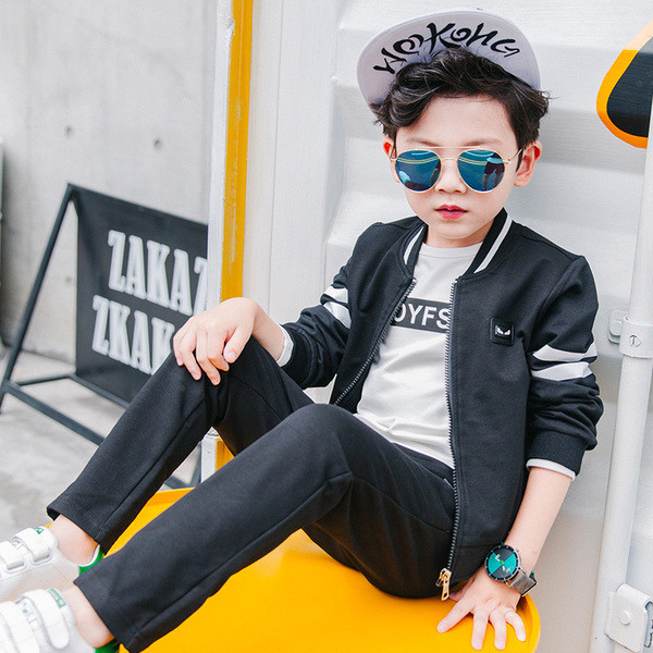 Αθλητικό σετ 3 τεμαχίων - μπλούζα, μπουφάν  + παντελόνι, σε δύο χρώματα