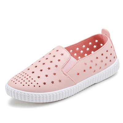 Нежни ежедневни детски мокасини за момичета в няколко цвята и дишащи