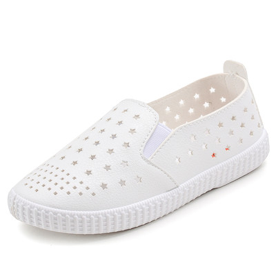 Нежни ежедневни детски мокасини за момичета в няколко цвята и дишащи