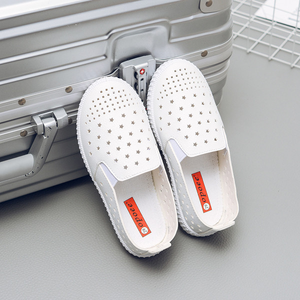 Нежни ежедневни детски мокасини за момичета в няколко цвята и дишащи