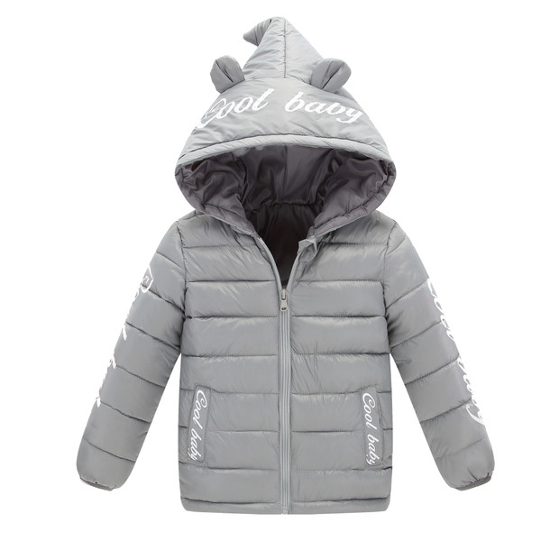Χειμερινό παιδικό μπουφάν με κουκούλα για κορίτσια και αγόρια  σε διάφορα χρώματα
