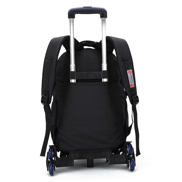 Παιδικό σακίδιο για αγόρια με μεταλλική λαβή και τροχούς σε διάφορα χρώματα