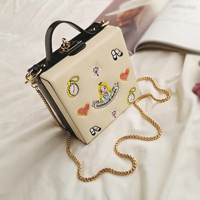 Κομψή γυναικεία τσάντα είδος  μίνι χαρτοφύλακα με μακρύ λορίδα ώμου - 4 μοντέλα