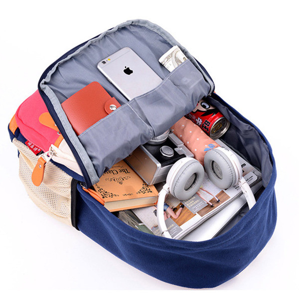 Πολύχρωμο καθημερινό σακίδιο  κατάλληλο για κορίτσια και γυναίκες