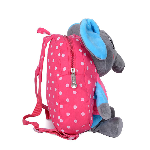 Σακίδιο παιδικό με 3D διακόσμηση σε τέσσερα χρώματα