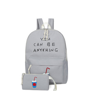 Παιδικό σακίδιο, κατάλληλο για το σχολείο με επιγραφή και εφαρμογή σε πολλά χρώματα
