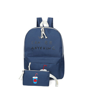 Παιδικό σακίδιο, κατάλληλο για το σχολείο με επιγραφή και εφαρμογή σε πολλά χρώματα