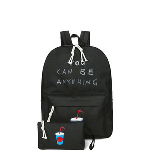 Παιδικό σακίδιο, κατάλληλο για το σχολείο με επιγραφή και εφαρμογή σε πολλά χρώματα