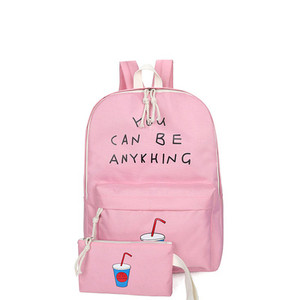 Παιδικό σακίδιο, κατάλληλο για το σχολείο με επιγραφή και εφαρμογή σε πολλά χρώματα