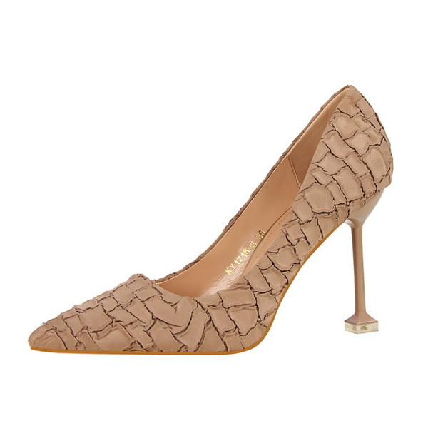 Πολύ όμορφα και μοντέρνα γυναικεία παπούτσια με ψηλά τακούνια  - 6 χρώματα