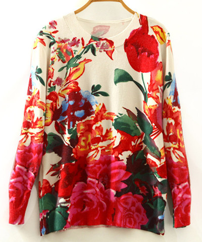 Много интересен шарен дамски пуловер - 10 модела