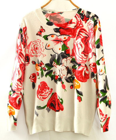 Много интересен шарен дамски пуловер - 10 модела