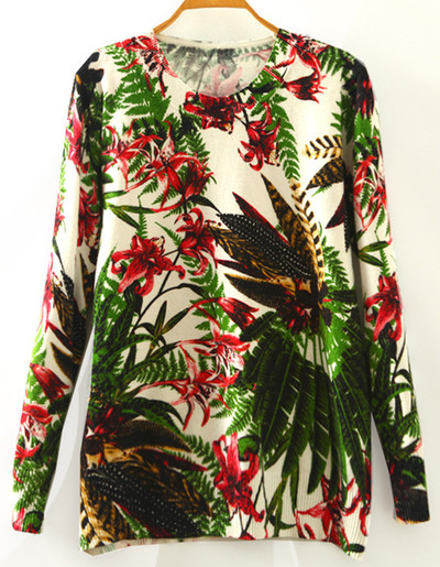 Много интересен шарен дамски пуловер - 10 модела