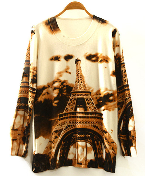 Много интересен шарен дамски пуловер - 10 модела