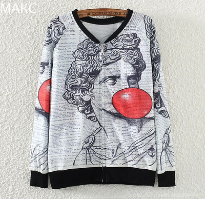 Ежедневни унискес шарени якенца с бейзболна яка - много модели и цветове