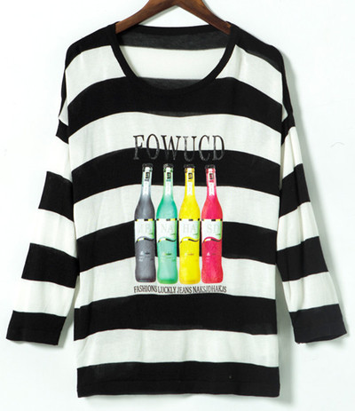 Γυναικεία μπλούζα με μακρύ μανίκι σε διάφορες εφαρμογές χρώματος